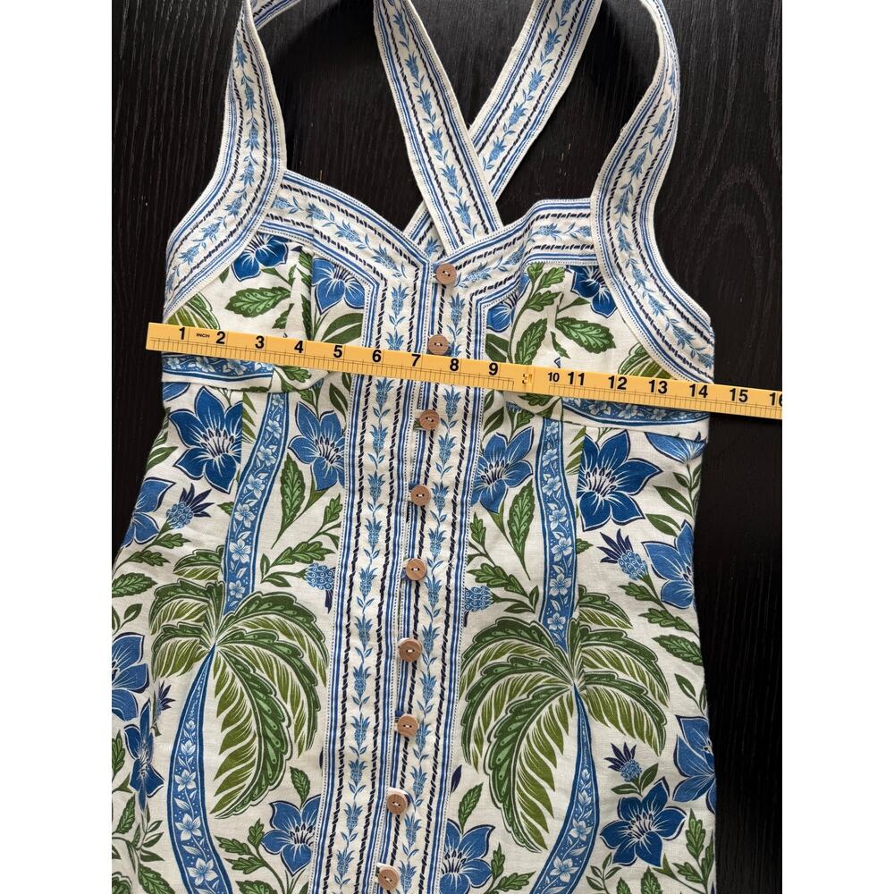 Farm Rio NEW Tropicance Off-White Mini Dress S/M - Picture 3 of 8